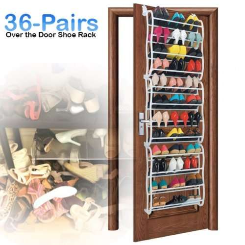 Shoe Racks & Organisers Over The Door Shoe Rack for 36 Pair was